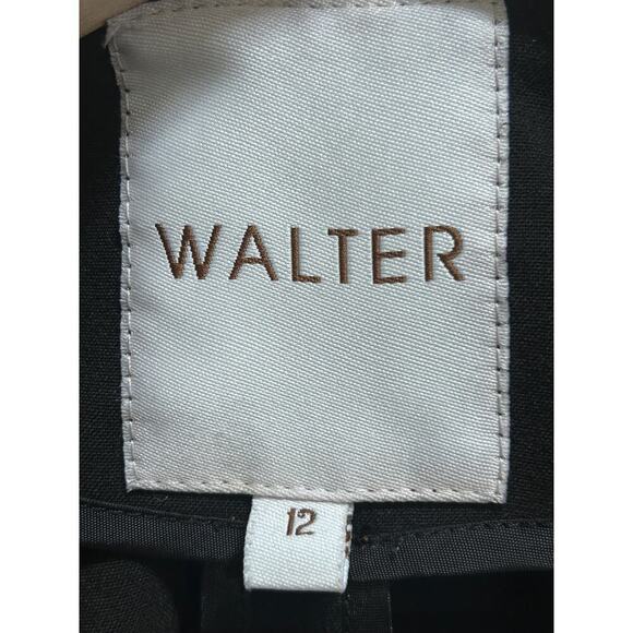 Walter Blk Open Blazer 12 Unlined Coquette Feminine Boho Indie Retro Minimalist - Picture 3 of 6